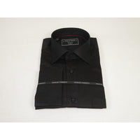 Men's Shirt Charles TYRWHITT Turkey 100% Cotton French Cuffs CHT-9 Black