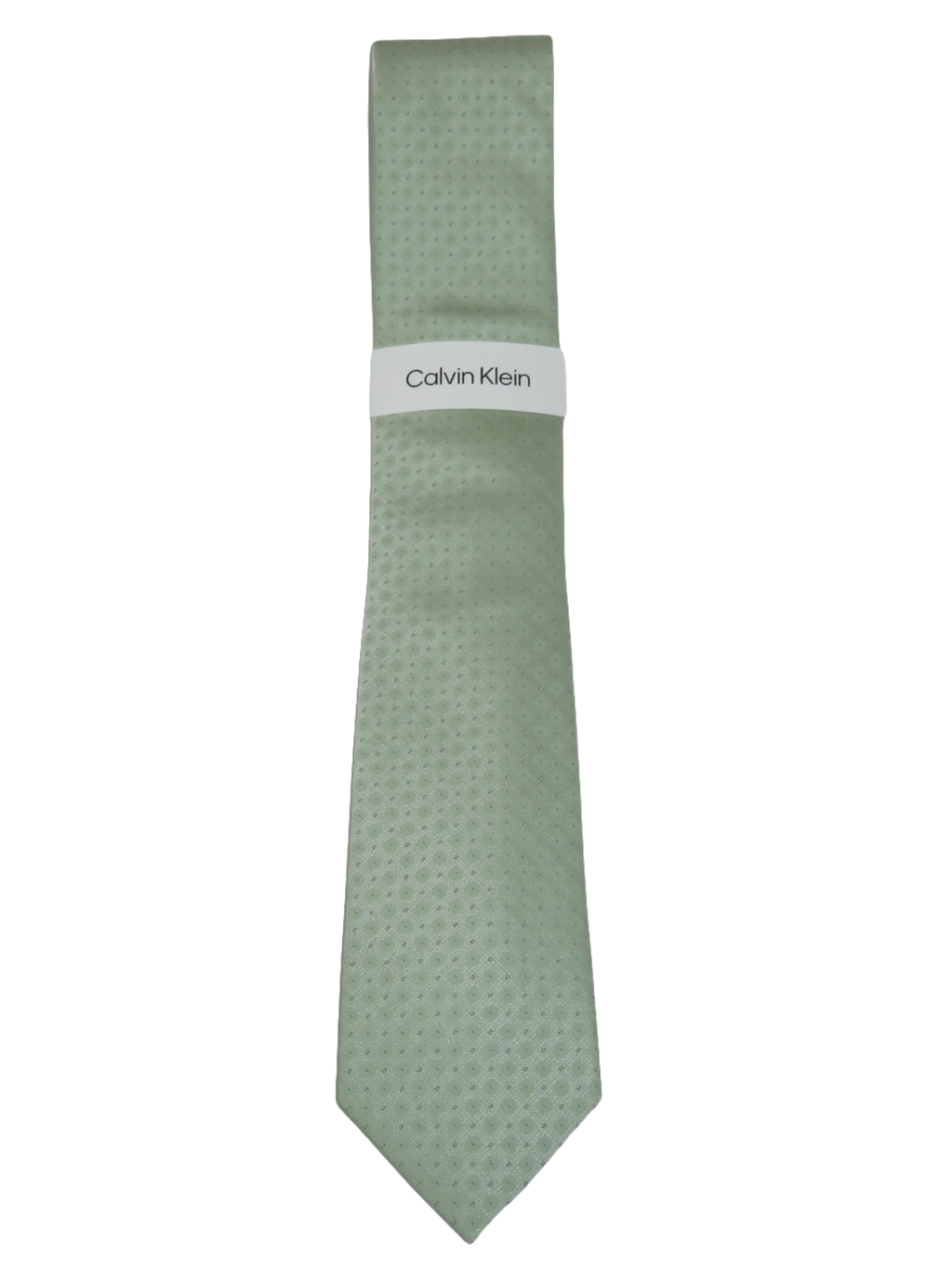 Men's Calvin Klein Tie Classic Woven Silky Feel #Calvin-2 Sage Green