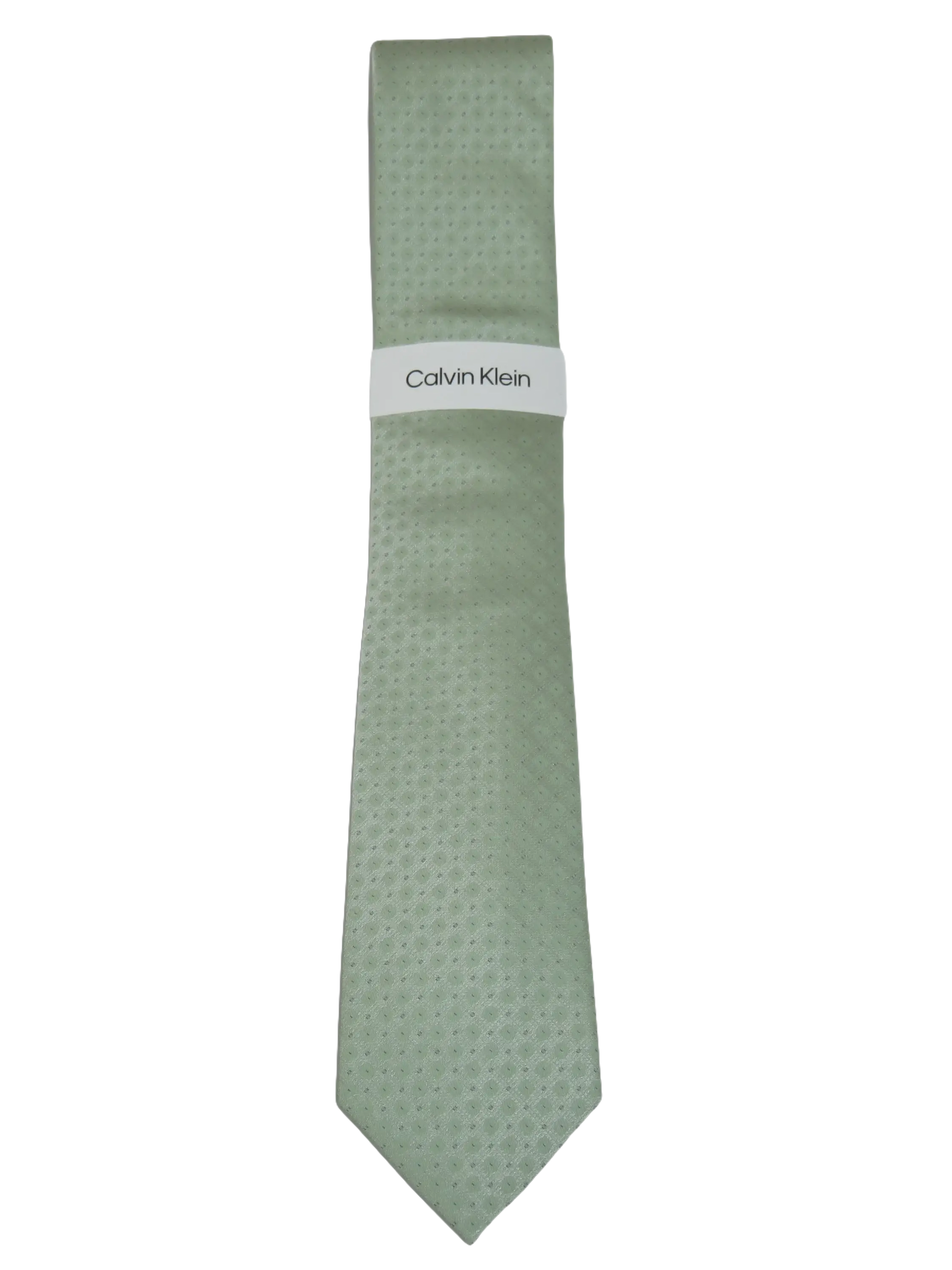 Men's Calvin Klein Tie Classic Woven Silky Feel #Calvin-2 Sage Green