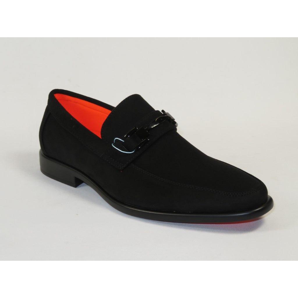 Men's TAYNO Shoes The Caprio S TAYNO Suede Bit Loafer Black Suede