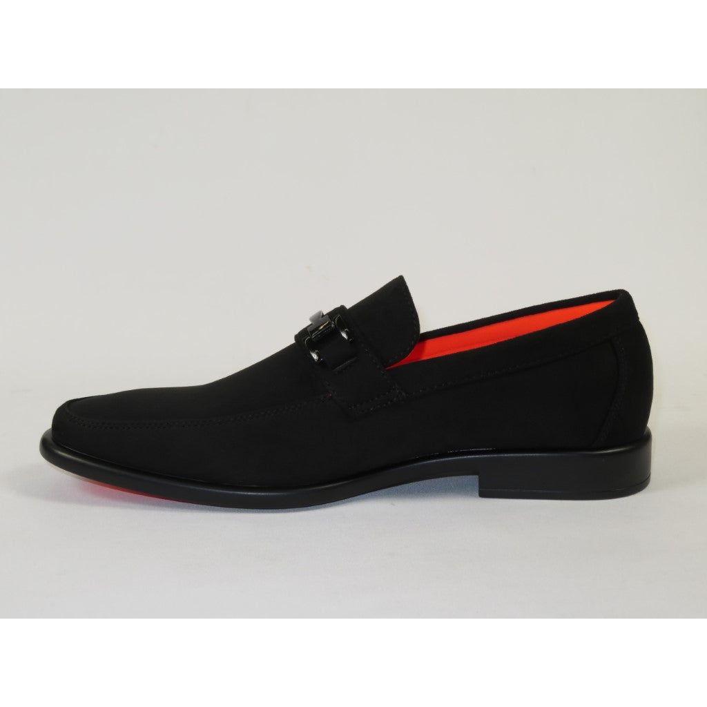 Men's TAYNO Shoes The Caprio S TAYNO Suede Bit Loafer Black Suede
