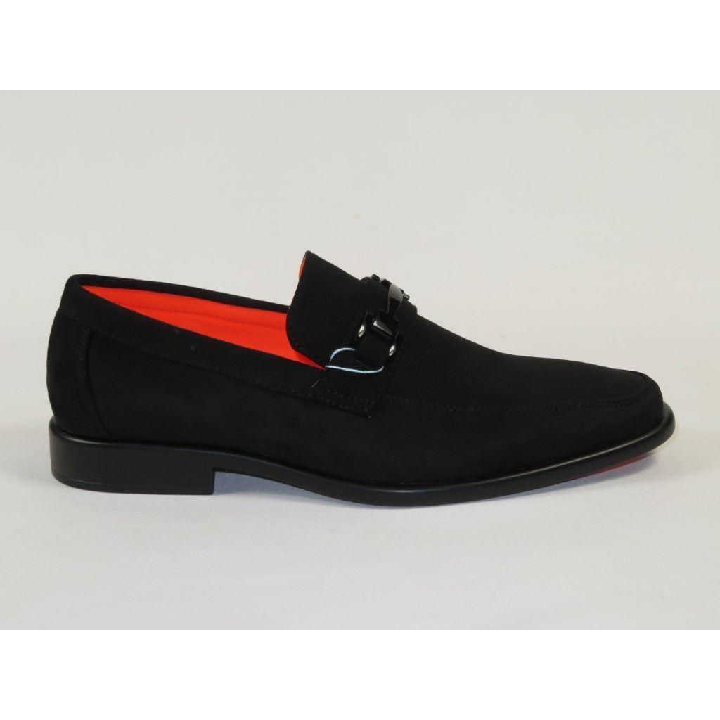 Men's TAYNO Shoes The Caprio S TAYNO Suede Bit Loafer Black Suede