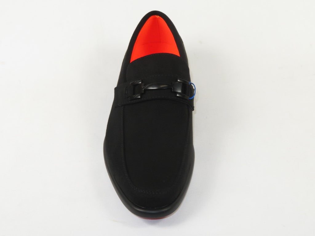 Men's TAYNO Shoes The Caprio S TAYNO Suede Bit Loafer Black Suede
