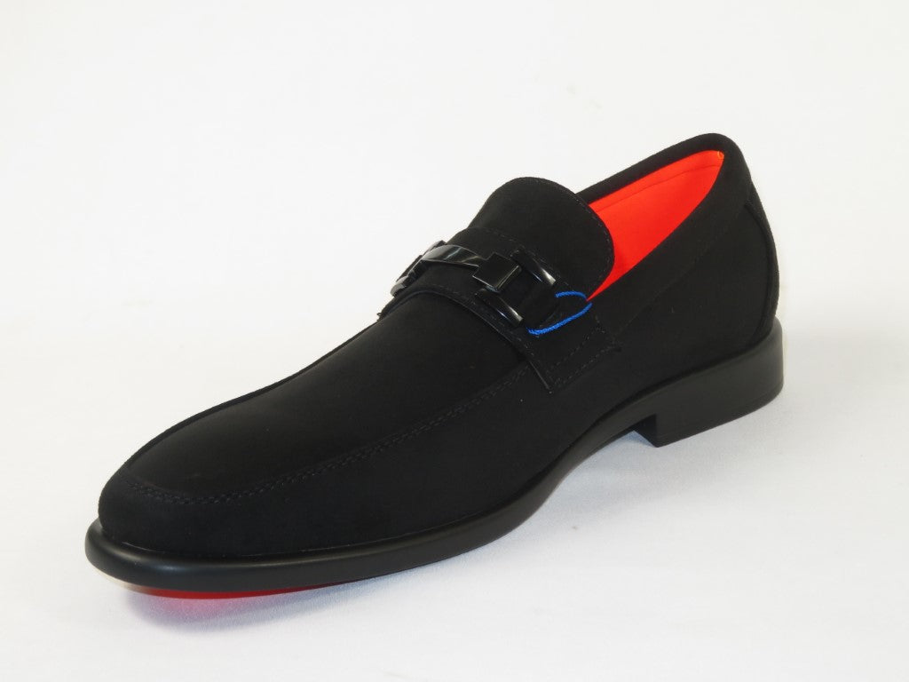 Men's TAYNO Shoes The Caprio S TAYNO Suede Bit Loafer Black Suede