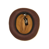 Men BENTLY Hat Australian Wool Fedora Damien Collection DM752 Camel/Brown