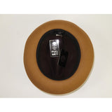Men BENTLY Hat Australian Wool Fedora Damien Collection DM756 Brown/Camel