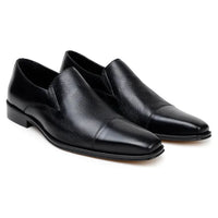 Belvedere Men's Shoes Italian Soft Deerskin ANDREO Black