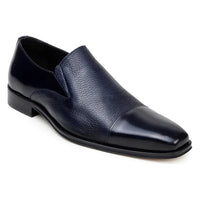 Belvedere Men's Shoes Italian Soft Deerskin ANDREO Navy