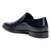 Belvedere Men's Shoes Italian Soft Deerskin ANDREO Navy