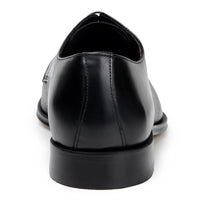 Belvedere Studio Men's Dress Shoes Alexander Deerskin Leather Black