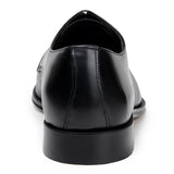 Belvedere Studio Men's Dress Shoes Alexander Deerskin Leather Black