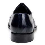 Belvedere Studio Men's Dress Shoes Alexander Deerskin Leather Navy
