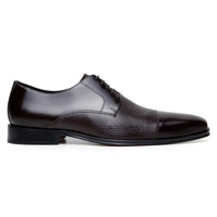 Belvedere Studio Men's Dress Shoes Alexander Deerskin Leather Brown