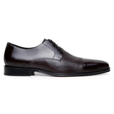 Belvedere Studio Men's Dress Shoes Alexander Deerskin Leather Brown
