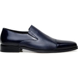 Belvedere Men's Shoes Italian Soft Deerskin ANDREO Navy