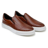 Belvedere Fernanado Sneaker Quality and Comfort Nappa Leather Ant. Tan