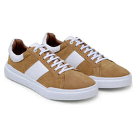 Belvedere Sneaker Suede Leather Olivier Tan/White Shoes