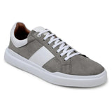 Belvedere Sneaker Suede Leather Olivier Pewter White  Shoes