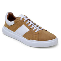 Belvedere Sneaker Suede Leather Olivier Tan/White Shoes