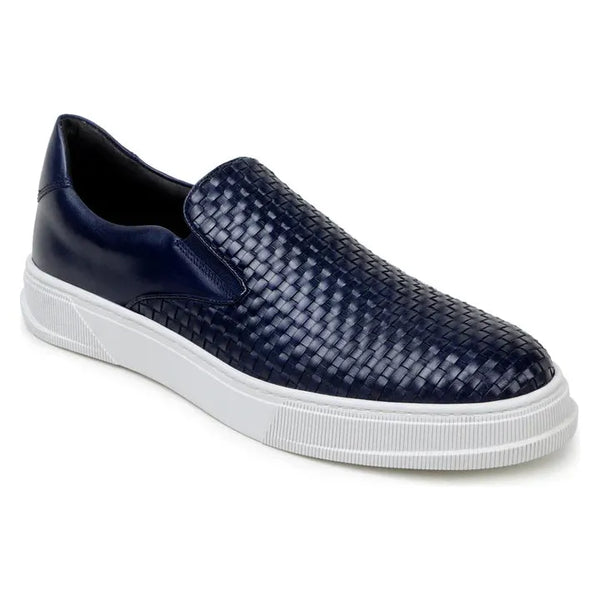 Belvedere Fernanado Sneaker Quality and Comfort Nappa Leather Navy