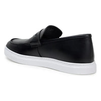 Belvedere Elliot Penny Loafer Walking Sneaker Italian Leather Black