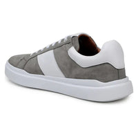 Belvedere Sneaker Suede Leather Olivier Pewter White  Shoes