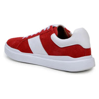 Belvedere Sneaker Suede Leather Olivier Red Shoes