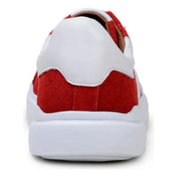 Belvedere Sneaker Suede Leather Olivier Red Shoes
