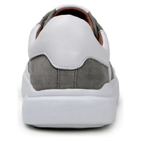 Belvedere Sneaker Suede Leather Olivier Pewter White  Shoes