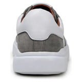Belvedere Sneaker Suede Leather Olivier Pewter White  Shoes
