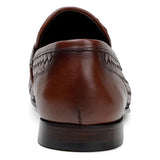 Belvedere Luca Italian Leather Penny Loafer Slip On Shoes Ant. Tan