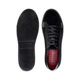 Belvedere Studio Formal Sneaker Prince Velvet Leather Black