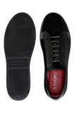 Belvedere Teo Sneaker Rich Velvet /Patent Leather Black