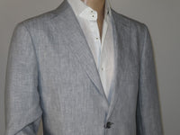 Men's ENZO 100% Linen Spring Summer Suit Light Weight Breathable E58302-4 Gray
