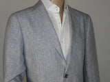Men's ENZO 100% Linen Spring Summer Suit Light Weight Breathable E58302-4 Gray