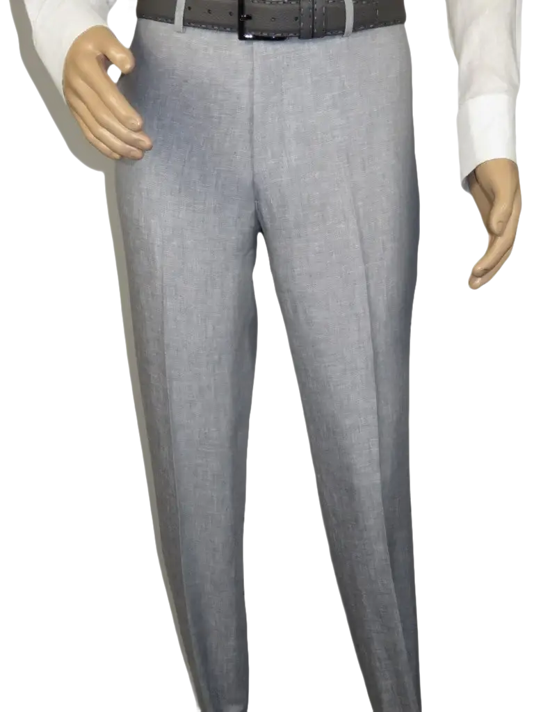 Men's ENZO 100% Linen Spring Summer Suit Light Weight Breathable E58302-4 Gray