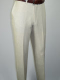 Men's ENZO Linen Spring Summer Suit Light Weight Breathable E58302-7 Natural