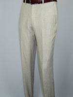 Men's ENZO Linen Spring Summer Suit Light Weight Breathable E58302-7 Natural