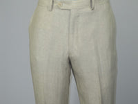 Men's ENZO Linen Spring Summer Suit Light Weight Breathable E58302-7 Natural
