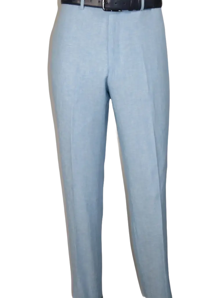 Men's ENZO Linen Spring Summer Suit Light Weight Breathable E58302-9 Light Blue
