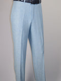 Men's ENZO Linen Spring Summer Suit Light Weight Breathable E58302-9 Light Blue