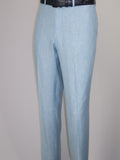 Men's ENZO Linen Spring Summer Suit Light Weight Breathable E58302-9 Light Blue