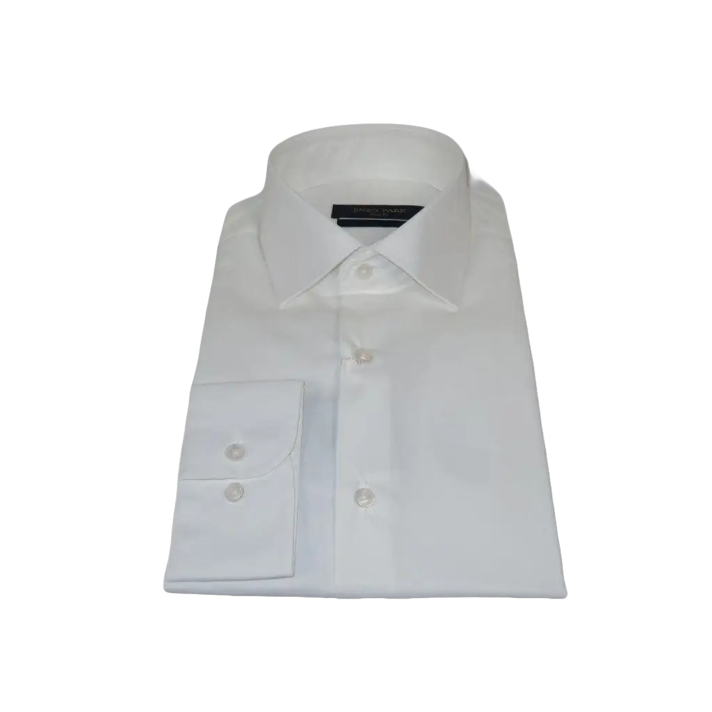 Men's Dress Shirt ENZO PARK Turkey Soft Cotton Wrinkle Resistant Enzo4 Ivory