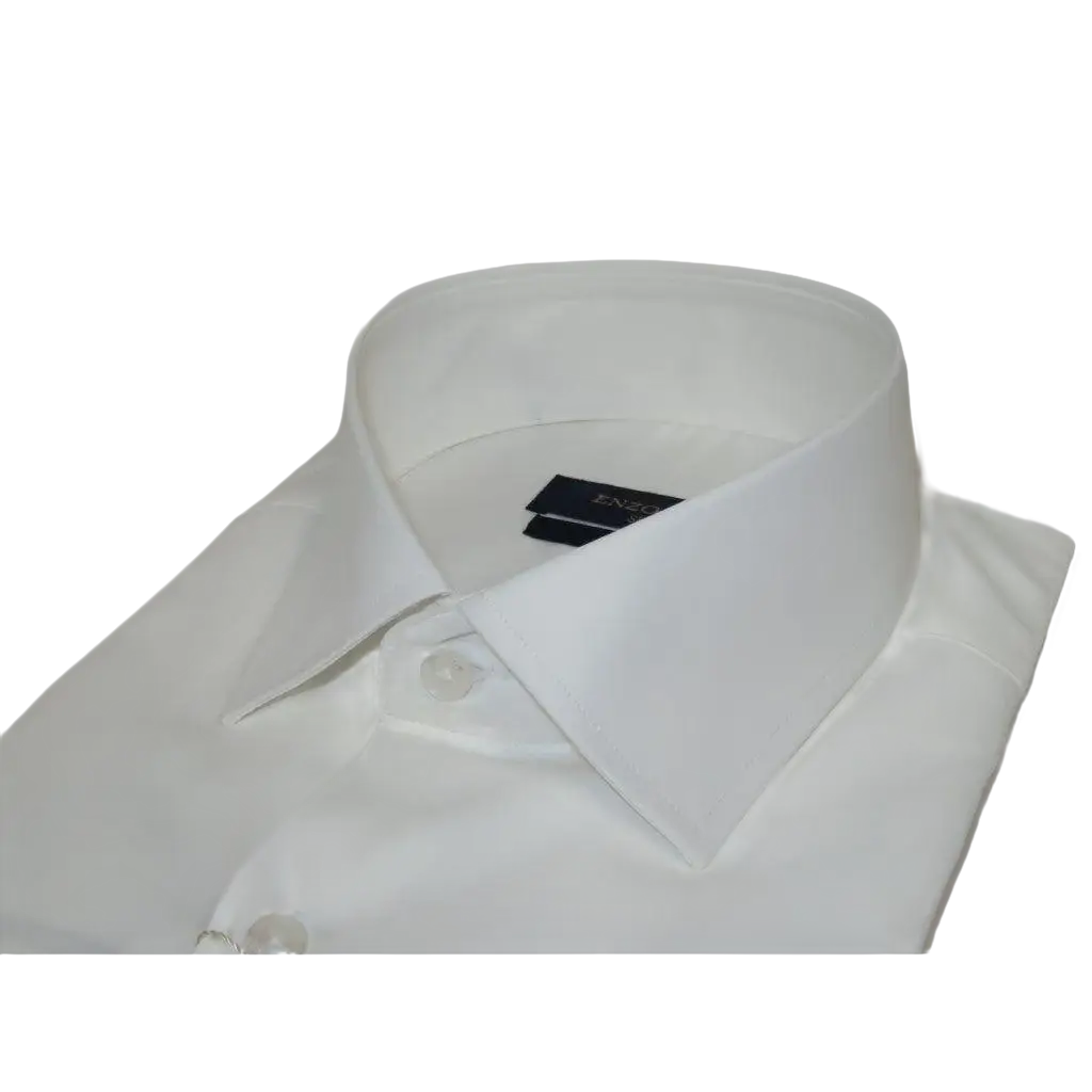 Men's Dress Shirt ENZO PARK Turkey Soft Cotton Wrinkle Resistant Enzo4 Ivory