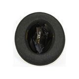 Men Bruno Capelo Hat Australian Wool Fedora EXECUTIVE EX329 Charcoal Gray