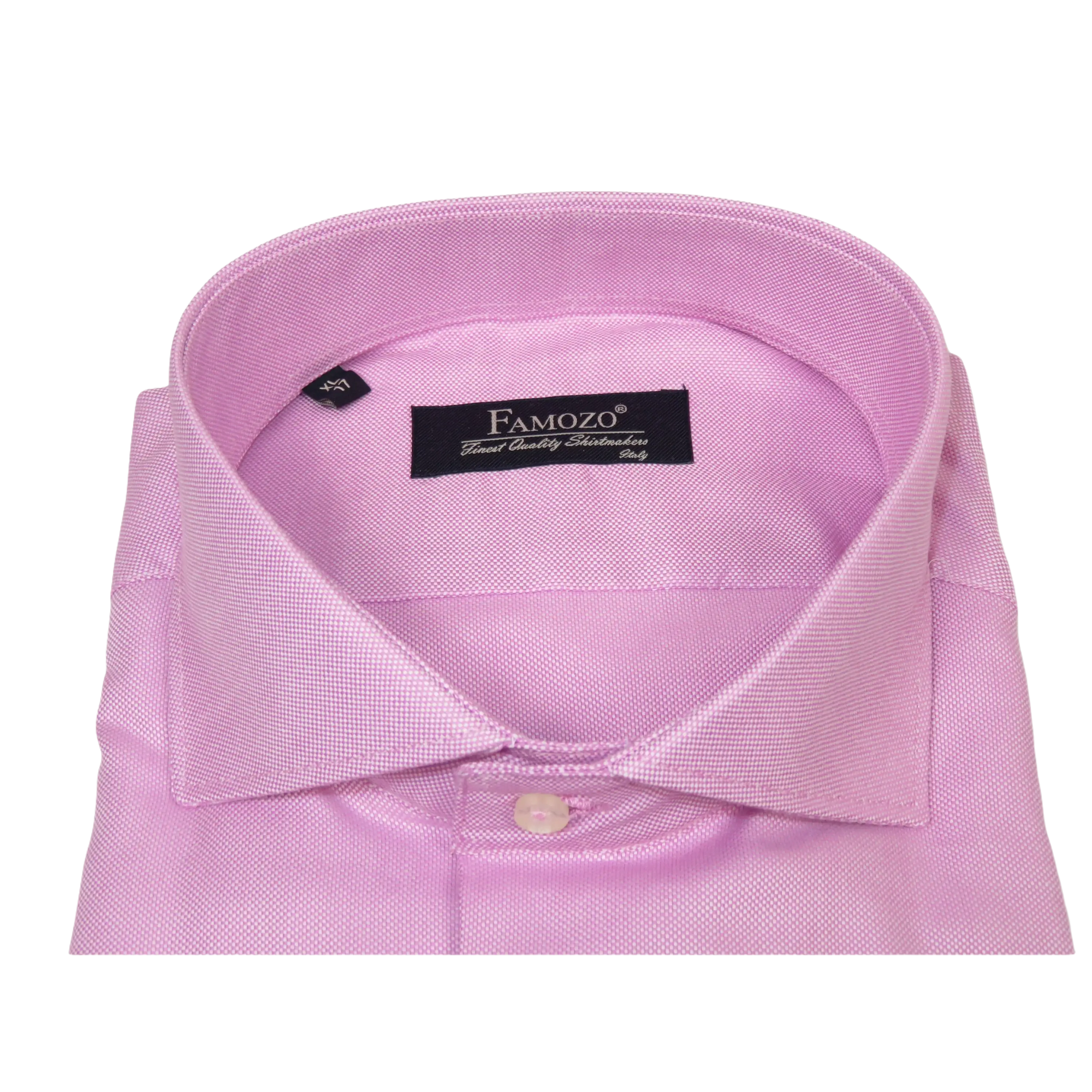 Men's Shirt FAMOZO Turkey 100% Cotton Cut-away Collar French Cuffs FA1 Pink