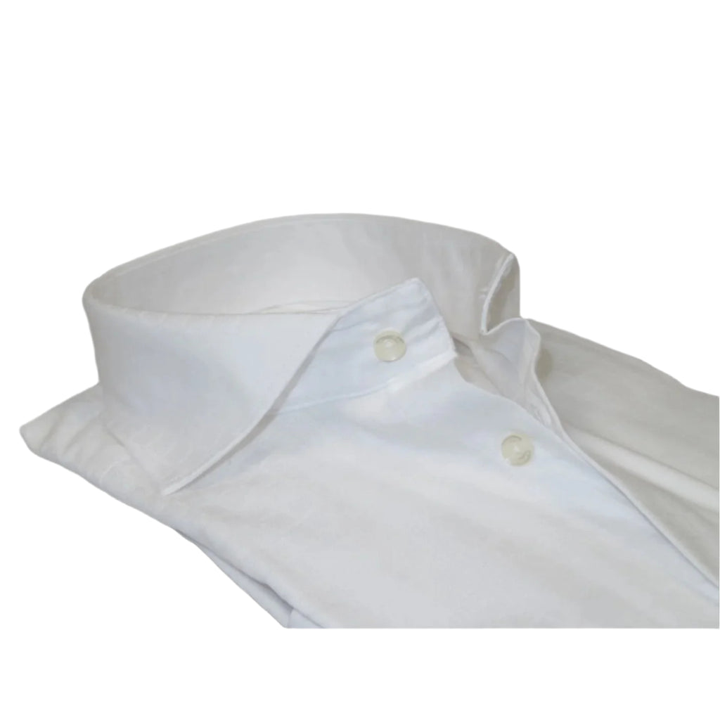 Men's Shirt FAMOZO Turkey 100% Cotton Cut-away Collar French Cuffs FA4 White
