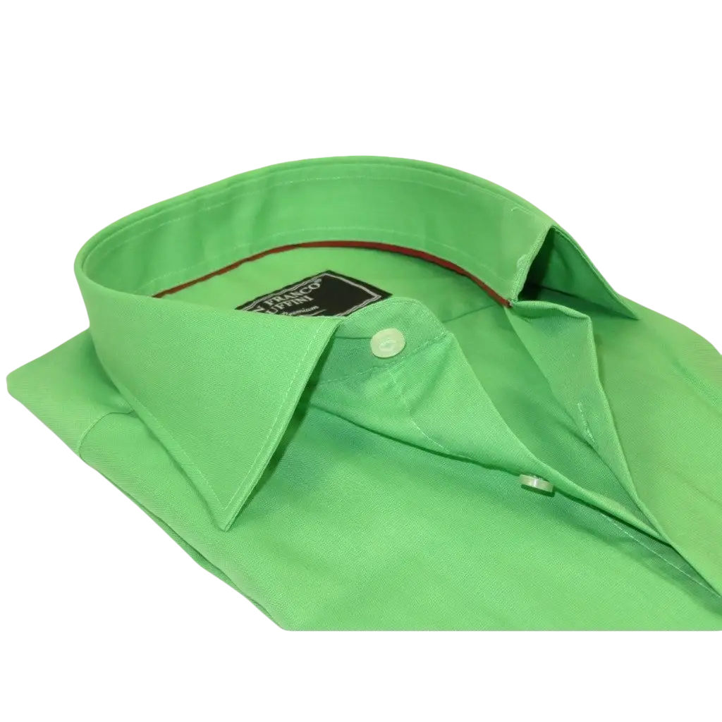 Men's Dress Shirt GIAN FRANCO RUFFINI Turkey 100% Cotton GFR-1 Green
