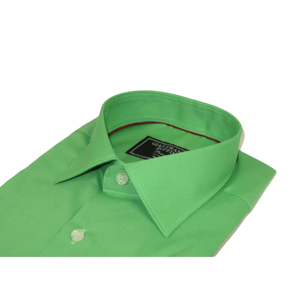 Men's Dress Shirt GIAN FRANCO RUFFINI Turkey 100% Cotton GFR-1 Green
