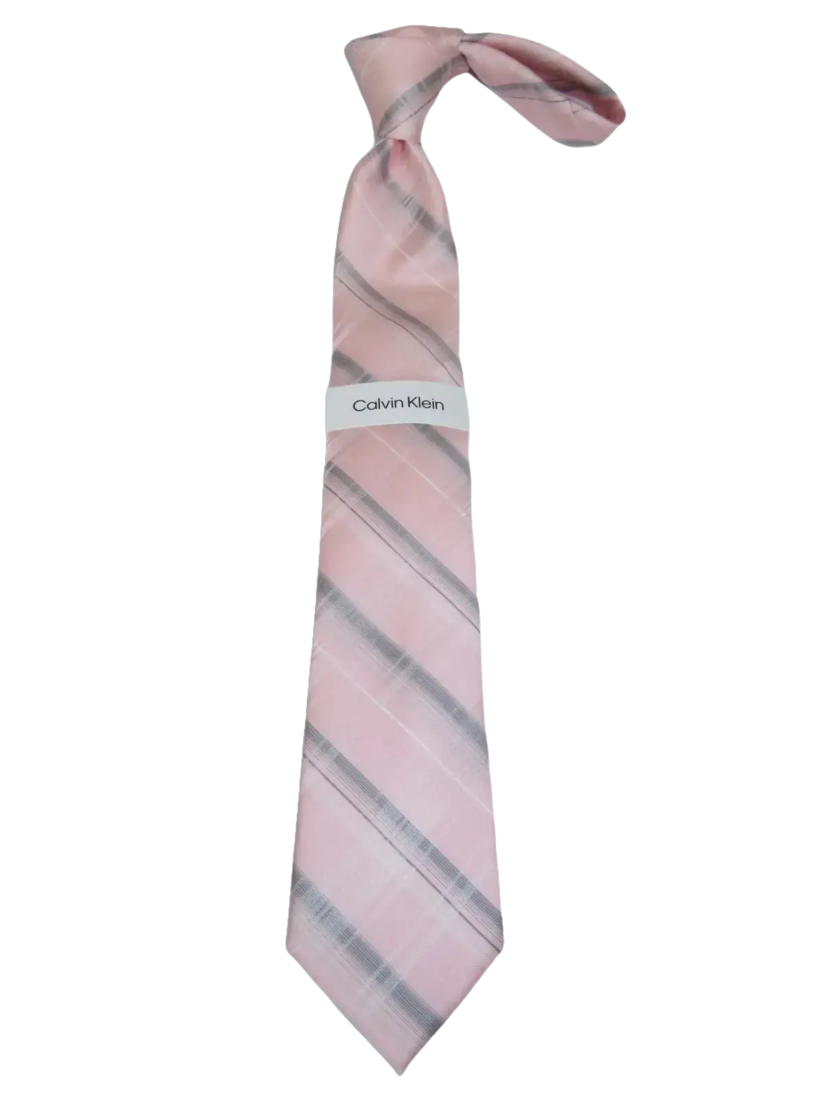 Men's Calvin Klein Tie Classic Woven Silky Feel #Calvin-1 Pink